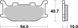 Гальмівні колодки SBS Standard Brake Pads, Ceramic 691HF фото 1