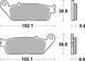 Гальмівні колодки SBS Performance Front Brake Pads, Sinter 700HS фото 1