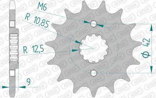 Звезда AFAM 520 Sprocket - Kawasaki, 14z 24502-14 фото