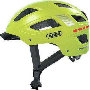 Велошолом ABUS HYBAN 2.0 LED Signal Yellow Xl (58-63 см) 614637 фото