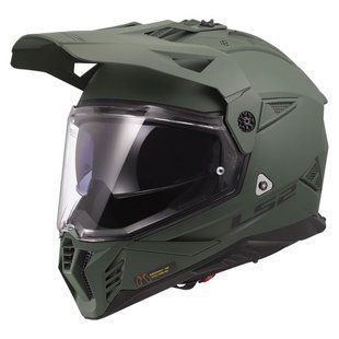 Мотошлем LS2 MX702 Pioneer 2 Solid Matt Military Green S 467021062S фото