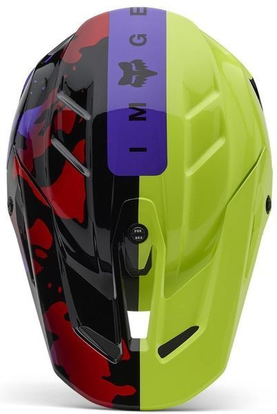 Шлем FOX V3 Helmet - THROTTLE [Flo Yellow], XXL 32998-130-2X фото
