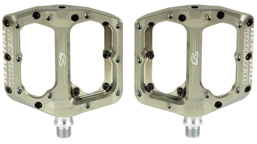 Педали Renthal Revo-F Flat Pedal [AluGold] PD10001-002-01 фото