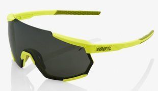 Очки 100% RaceTrap Sunglasses [Soft Tact Banana], Mirror Black Lens 61037-004-61 фото