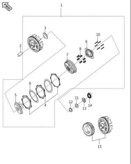Купить Гайка корзины сцепления (JA531007) Bajaj Boxer 100-125