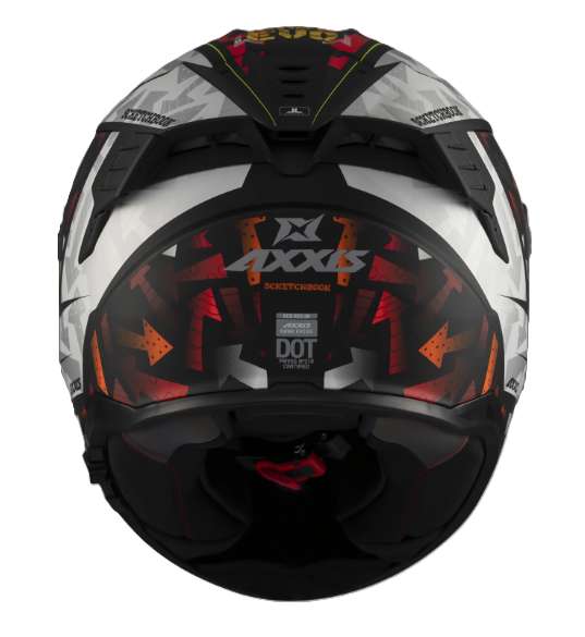 Мотошлем AXXIS HAWK SV EVO SKETCHBOOK B2 Matt XL 4321C131237 фото
