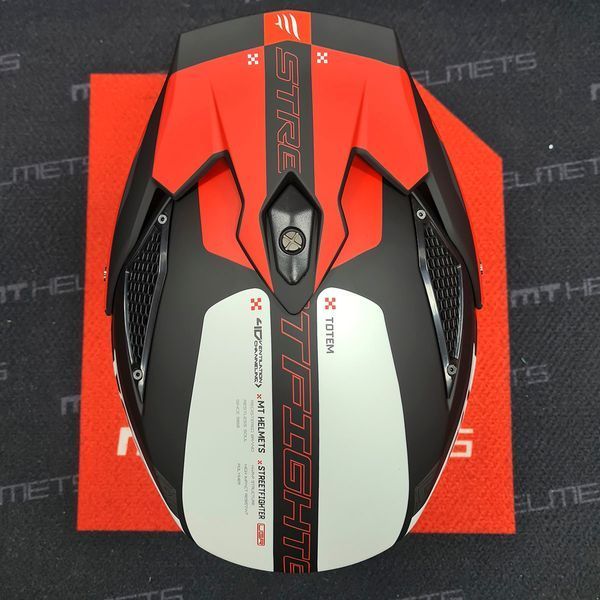 Мотошолом MT STREETFIGHTER SV S Totem B15 Matt Red ECE2206 XL 000002620_4 фото
