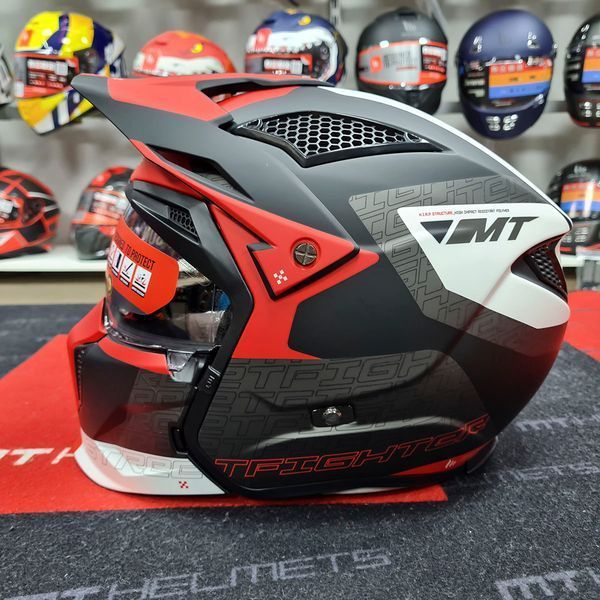 Мотошолом MT STREETFIGHTER SV S Totem B15 Matt Red ECE2206 XL 000002620_4 фото