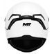 Мотошлем MT THUNDER 4 SV PURE A0 Gloss WHITE S 130800PA0104 фото 2