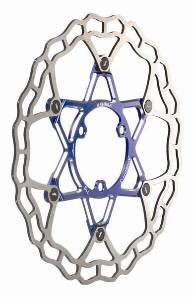 Ротор тормозной Ashima AiNeon 160mm [Blue] ARO-10-160-6-BU фото