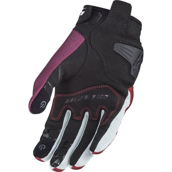 Жіночі рукавички LS2 Dart 2 Lady Gloves Black Red Grey S 70011F0032S фото