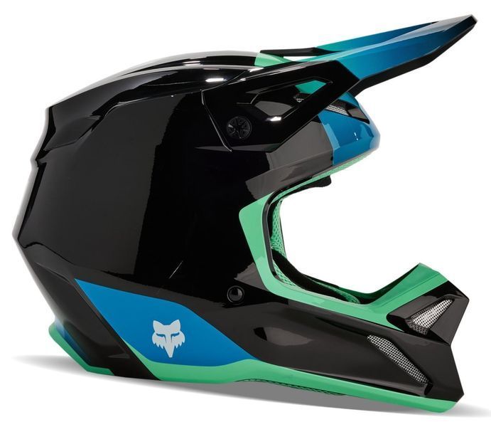 Шолом FOX YTH V1 HELMET - BALLAST [Black], YL 31401-013-YL фото