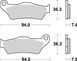 Гальмівні колодки SBS Performance Front Brake Pads, Sinter 671HS фото 1