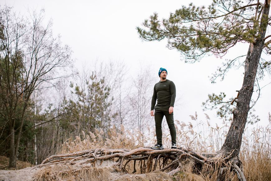 Термобілизна чоловіча Tribe Microfleece (футболка+штани) T-KA-0015-olive, T-KA-0015-olive-S T-KA-0015-olive-S фото