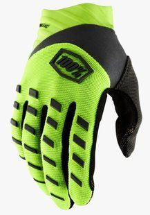 Детские перчатки 100% AIRMATIC Youth Glove [Fluo Yellow], YL (7) 10001-00006 фото