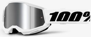 Окуляри 100% STRATA 2 Goggle [White], Mirror Silver Lens 50028-00019 фото