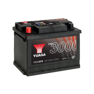 Аккумулятор Yuasa 12V 62Ah SMF Battery YBX3078 (1) YBX3078 фото