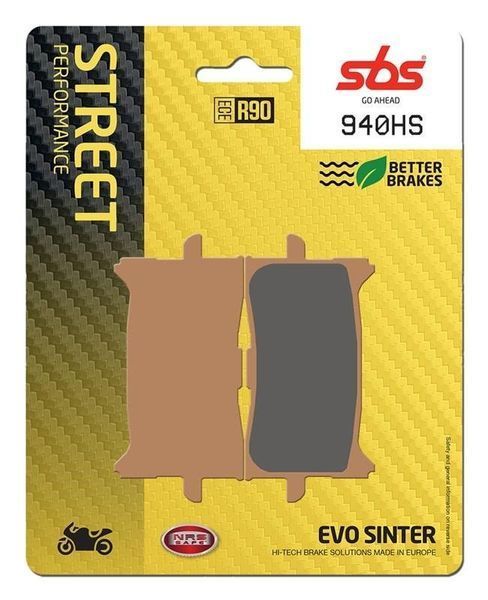 Тормозные колодки SBS Performance Front Brake Pads, Sinter 940HS фото