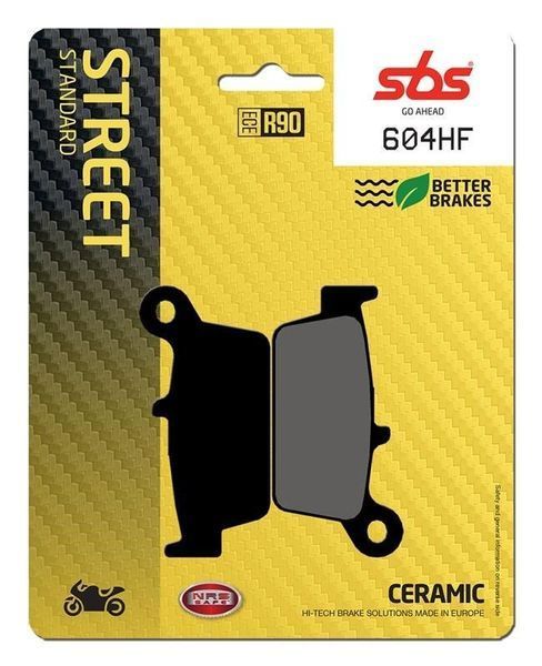 Тормозные колодки SBS Standard Brake Pads, Ceramic 604HF фото