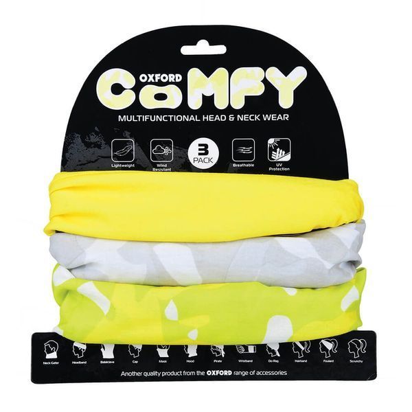 Набір баффів (3 шт.) Oxford Comfy Havoc Fluo 3-Pack NW152 фото