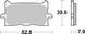 Тормозные колодки SBS Performance Front Brake Pads, Sinter 940HS фото 1