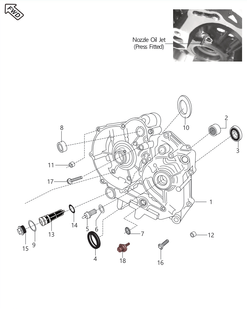 Демпфер коленвала Bajaj Boxer 125 JE541038 фото