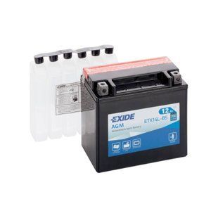 Акумулятор 12Ah 200A EXIDE YTX14L-BS = ETX14L-BS ETX14L-BS фото