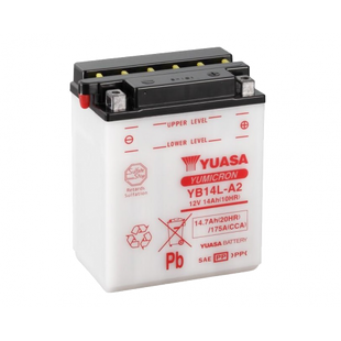 Мото аккумулятор Yuasa 12V 14,7Ah YuMicron Battery YB14L-A2 (сухозаряжений) YB14L-A2 фото