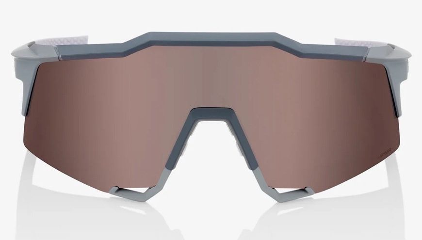 Очки 100% SpeedCraft HiPER Sunglasses [Soft Tact Stone Grey], HiPER Silver Lens 60007-00002 фото