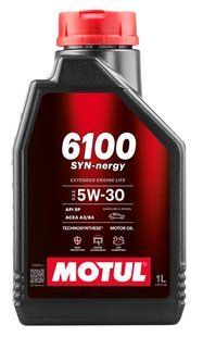 Масло моторное MOTUL 6100 Syn-nergy SAE 5W30 (1L) 113141 фото