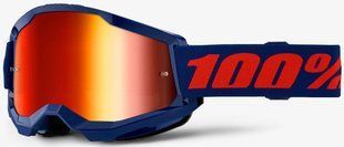 Окуляри 100% STRATA 2 Goggle [Navy], Mirror Red Lens 50028-00021 фото