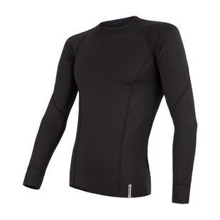 Термофутболка чоловіча Sensor Coolmax Tech LS black 20100015, SM11CT-black-XXL SM11CT-black-XXL фото