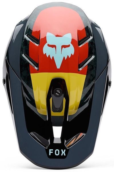 Шлем FOX V3 RS Helmet &ndash; GRID [Orange], L 33528-016-L фото
