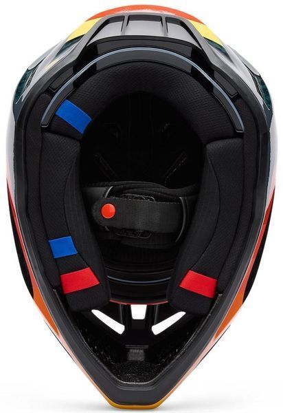Шлем FOX V3 RS Helmet &ndash; GRID [Orange], L 33528-016-L фото