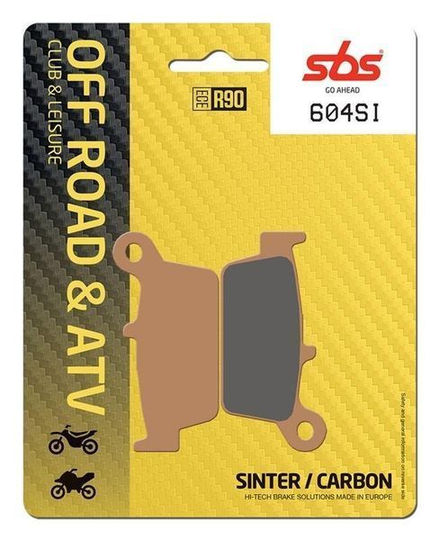 Гальмівні колодки SBS Sport Brake Pads, Sinter/Carbon 604SI фото