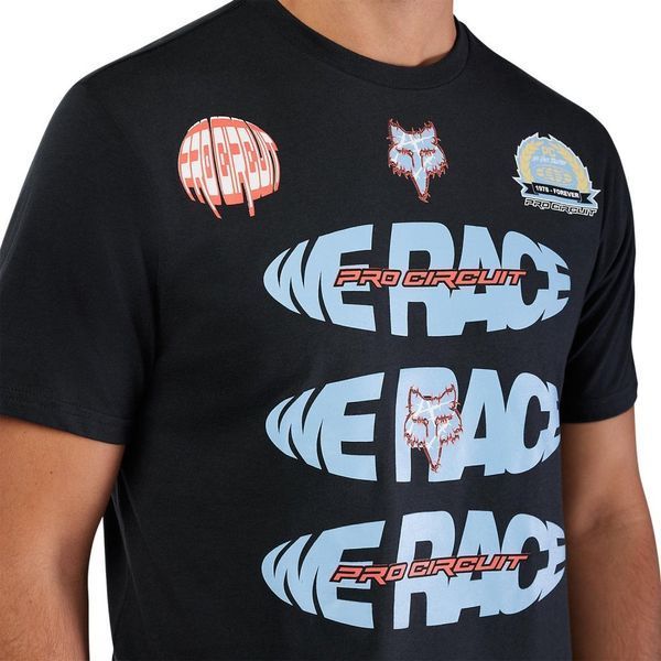 Футболка FOX Short Sleeve Tee - PRO CIRCUIT&reg; [Black], XL 33425-001-XL фото