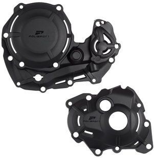 Комплект захисту Polisport Clutch & Ignition Cover - Yamaha [Black] 91347 фото