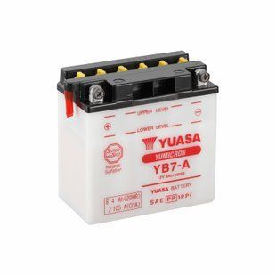 Мото аккумулятор Yuasa 12V 8,4Ah YuMicron Battery YB7-A (сухозаряжений) YB7-A фото