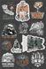 Лист наклеек FOX ATLAS STICKER KIT [Miscellaneous] 30346-922-OS фото