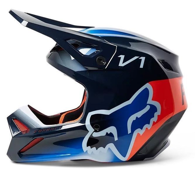 Шлем FOX V1 HELMET - TOXSYK [Midnight], L 29659-329-L фото