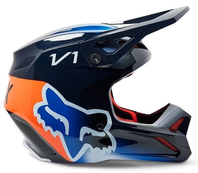 Шлем FOX V1 HELMET - TOXSYK [Midnight], L 29659-329-L фото